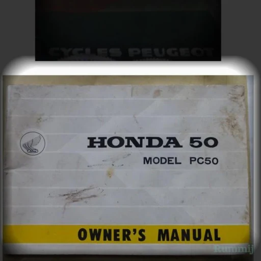 Honda 50 Model PC50 Owner's Manual