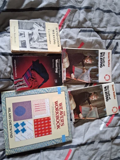 Collection of Vintage Weaving Books
