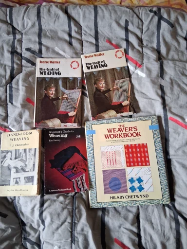 Collection of Weaving Craft Books