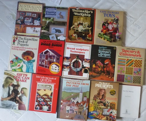 Craft Books; lots of needlework