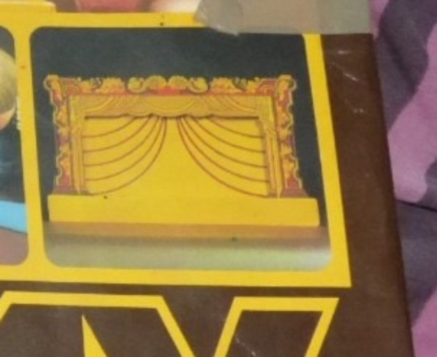 Vintage Toy Stage Set
