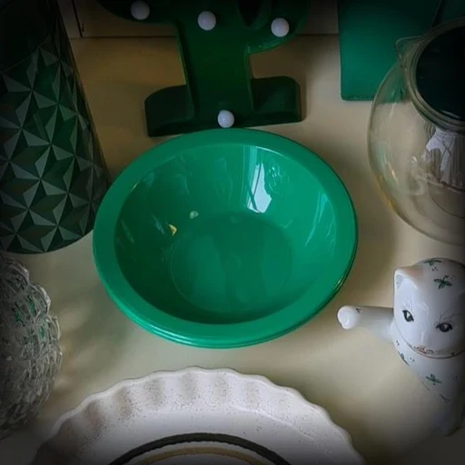 Green Plastic Bowls