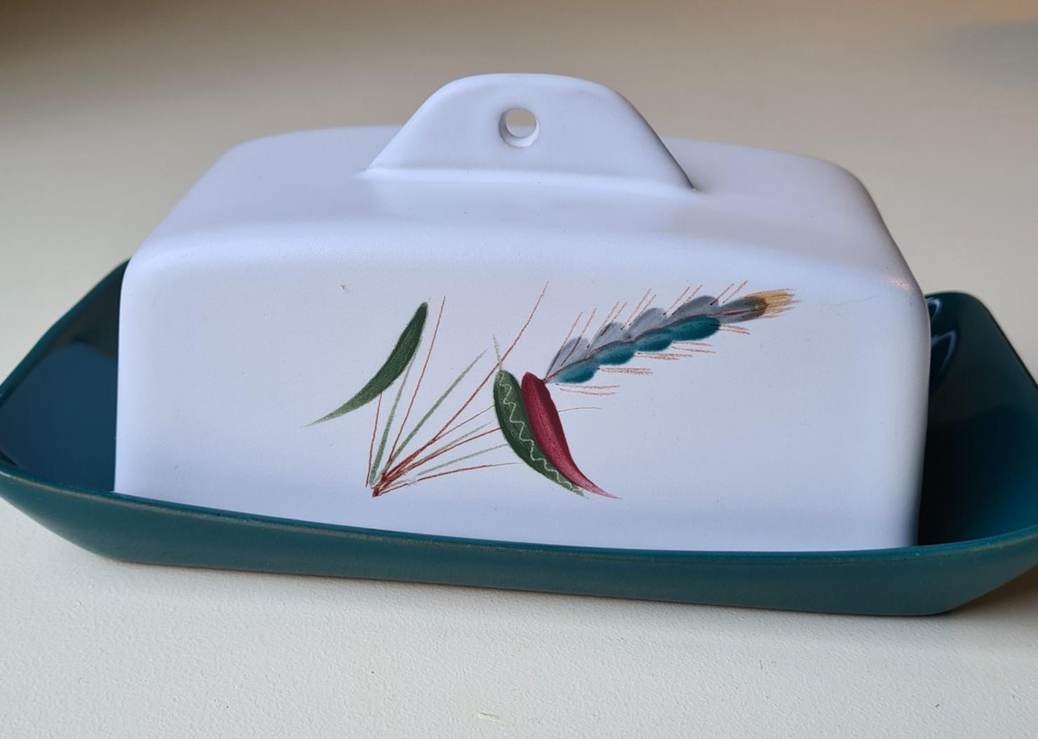 Vintage Ceramic Butter Dish alt 2