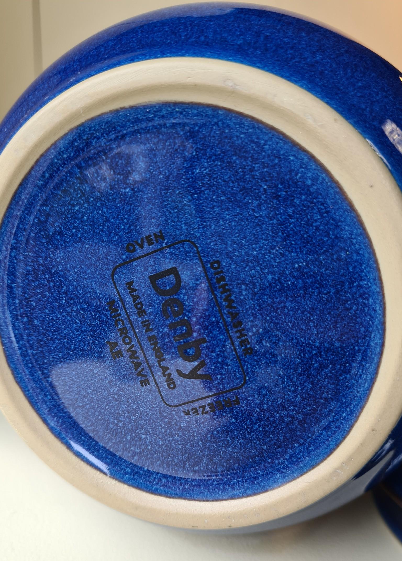 Denby Blue Ceramic Tea Pot alt 5