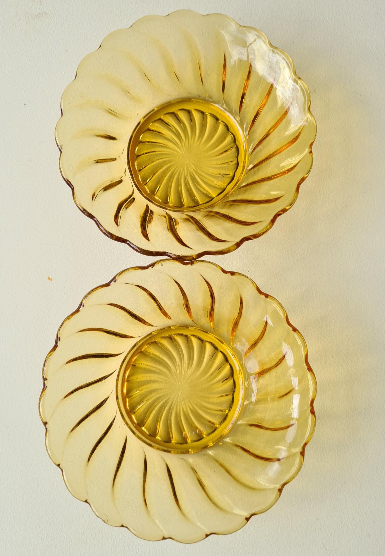 Amber Glass Bowl alt 4