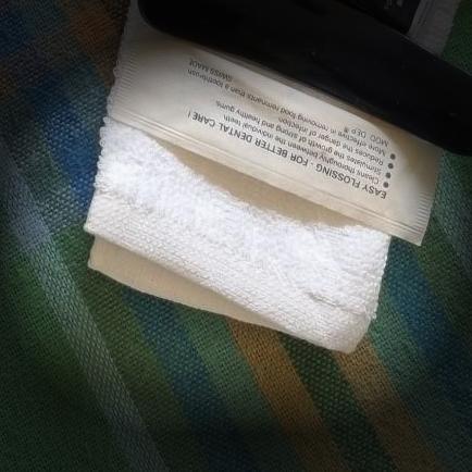 White Terry Cloth Wristband