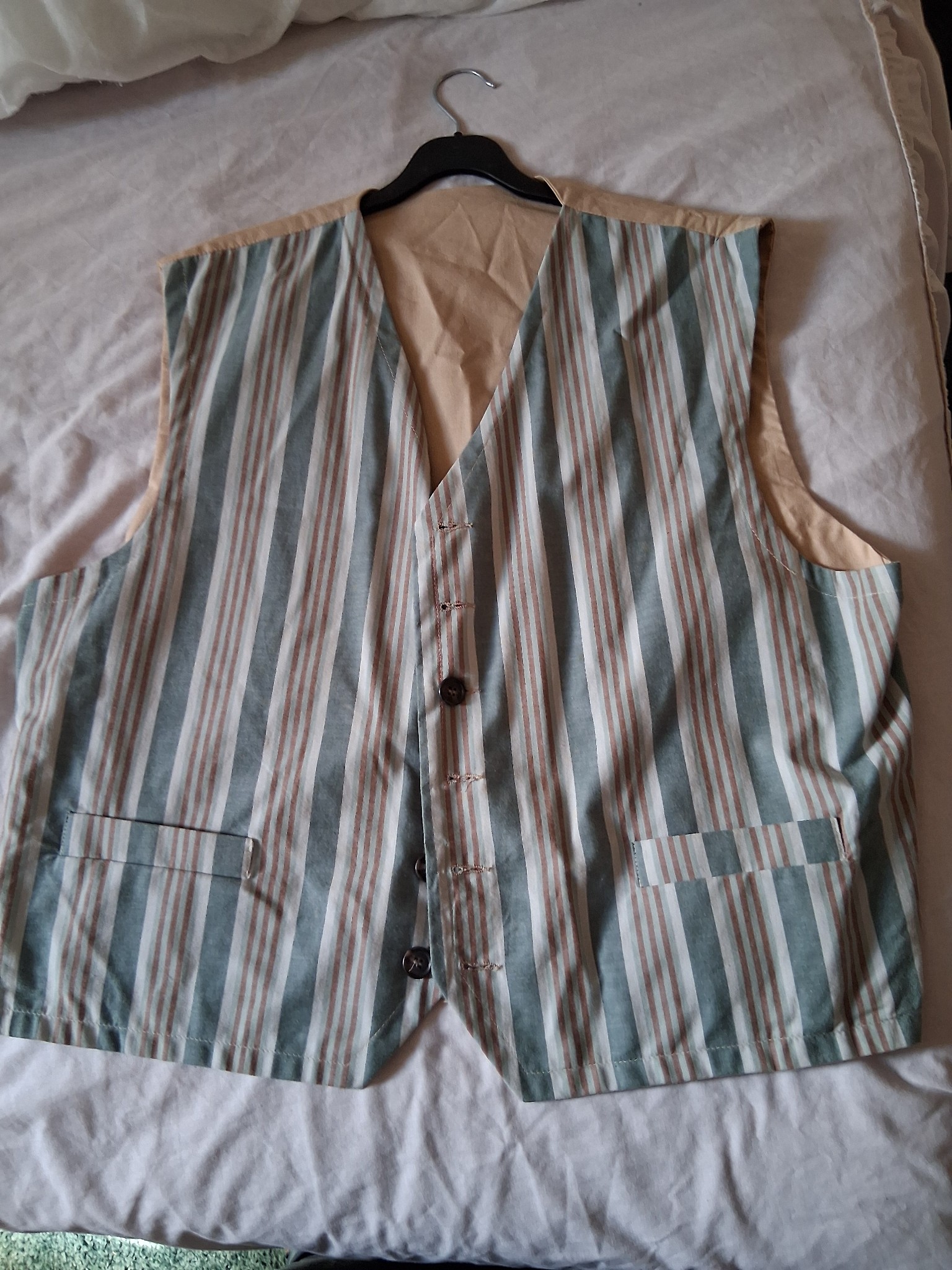 Striped Stylish Vest alt 2