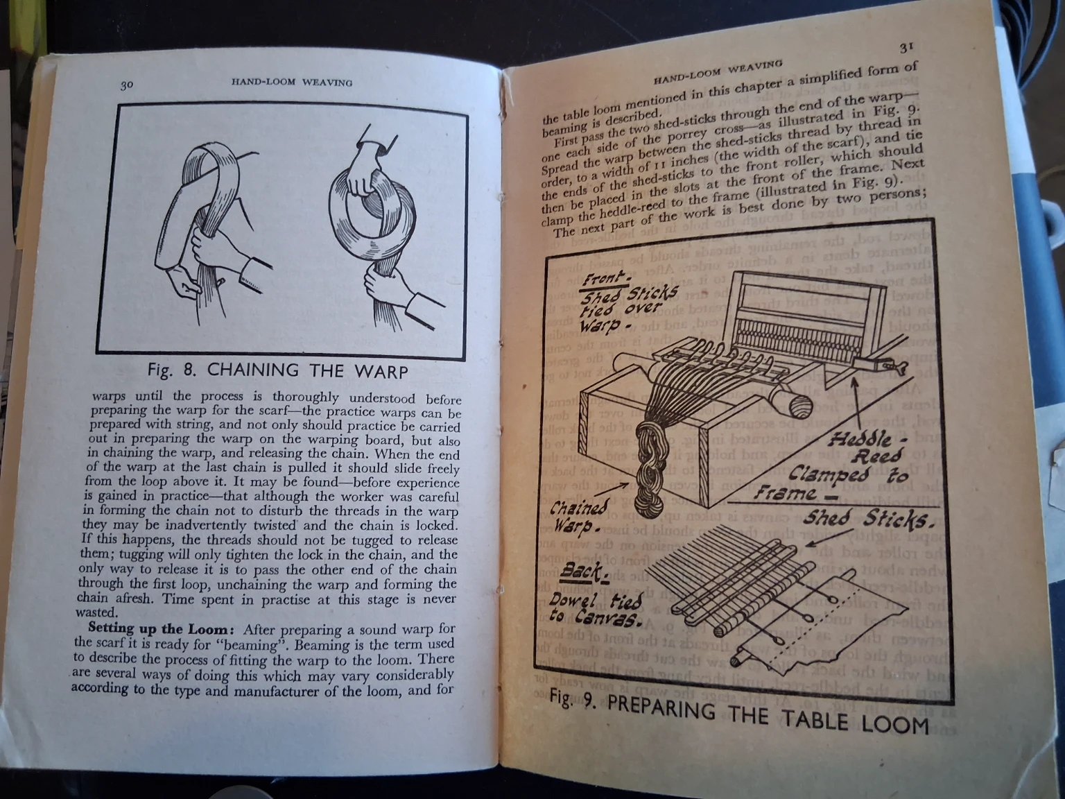 Vintage Dryad two shed table loom and contemporary guide book alt 5