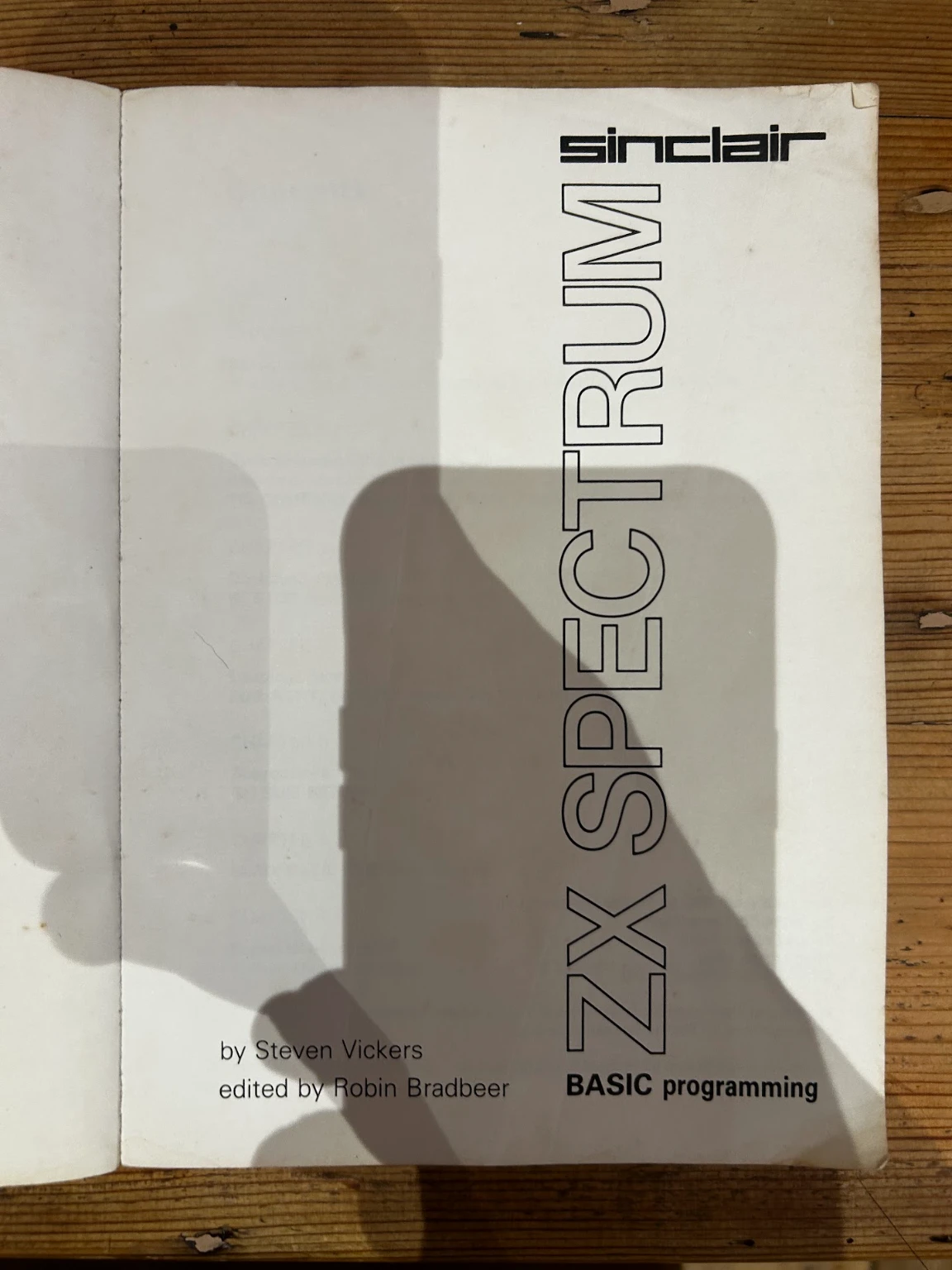 Sinclair ZX Spectrum BASIC Programming Manual