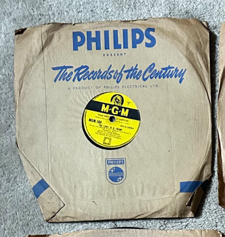 MGM 78 RPM Record in Philips Sleeve