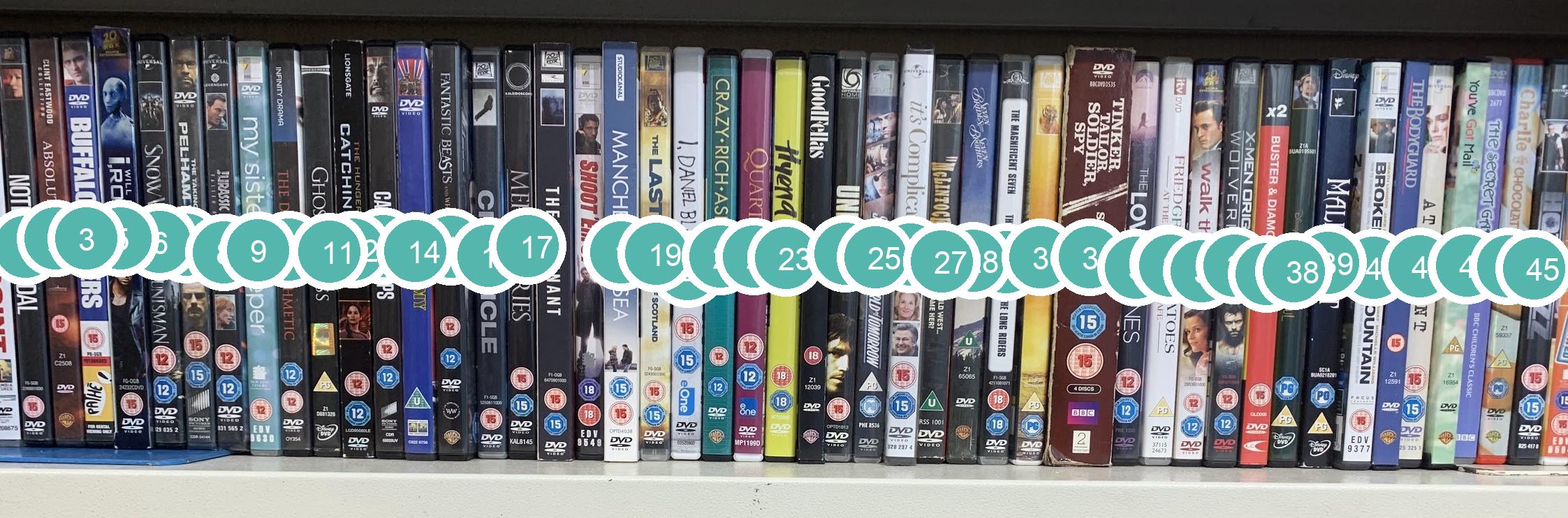 dvd shelf